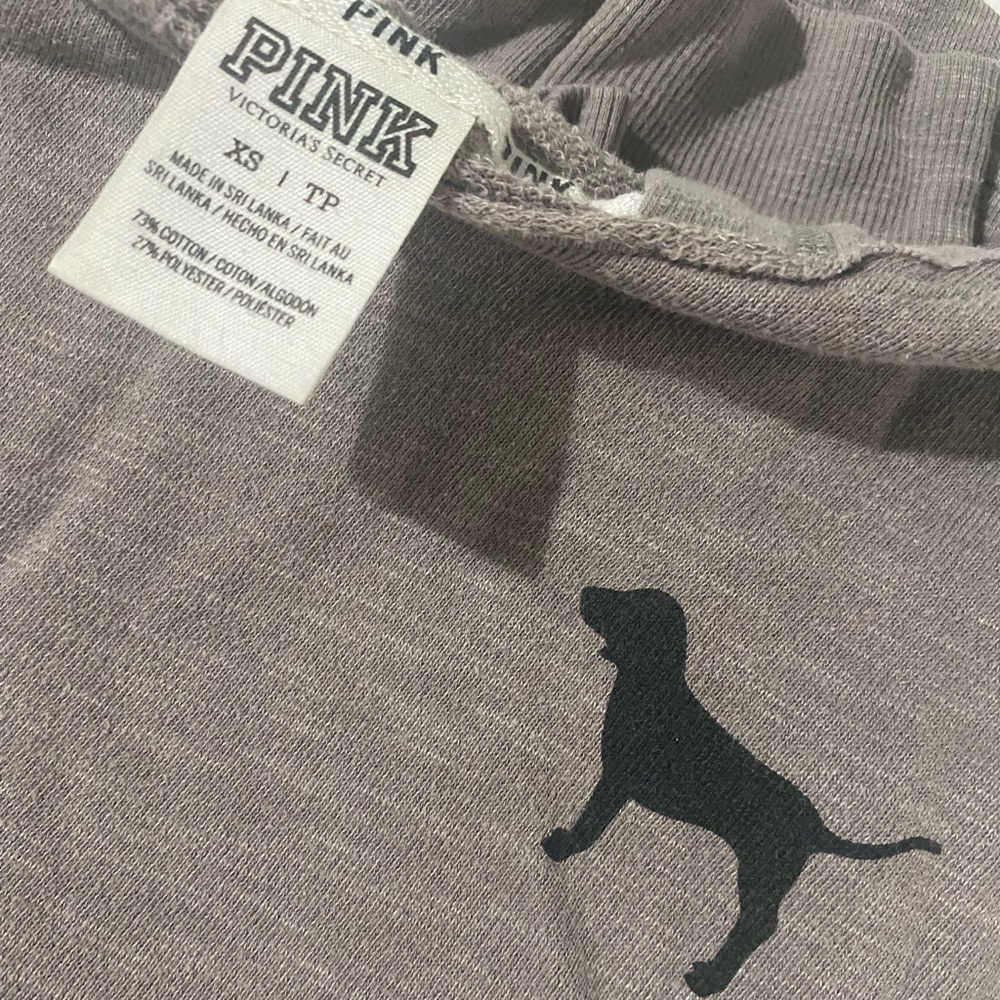 Light brown Tee-Hoodie from Victoria Secret PINK. Size XS.